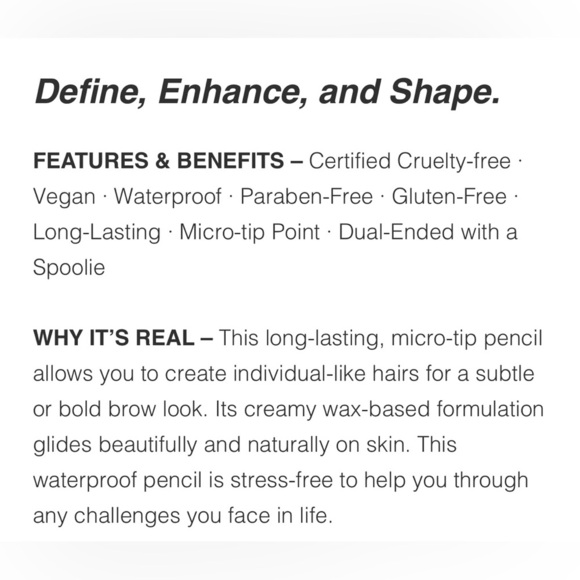 REALHER Eye Am Strong Definer Brow Pencil - Color in I Am Strong (Med Brown) - Picture 6 of 9